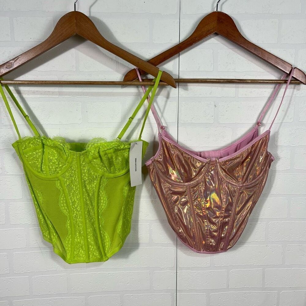 Urban Outfitters Womens Corset Tops size M Bundle of 2 Out from Under